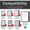 Youngme Lot de 2 films de protection d'écran mats anti-reflet pour Kobo Elipsa 2E 10,3" - Couverture complète - Film de protecti