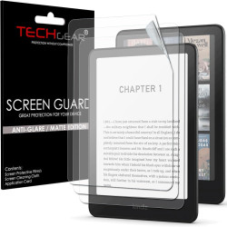 Techgear lot de 3 films protecteurs d'écran mats pour amazon kindle paperblanc/signature/kids/kindle colorsoft (version 2024/12è