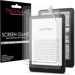 Techgear lot de 3 films protecteurs d'écran mats pour amazon kindle paperblanc/signature/kids/kindle colorsoft (version 2024/12è