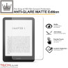 Techgear lot de 3 films protecteurs d'écran mats pour amazon kindle paperblanc/signature/kids/kindle colorsoft (version 2024/12è