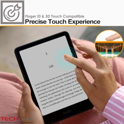 Techgear lot de 3 films protecteurs d'écran mats pour amazon kindle paperblanc/signature/kids/kindle colorsoft (version 2024/12è