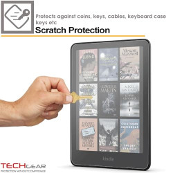 Techgear lot de 3 films protecteurs d'écran mats pour amazon kindle paperblanc/signature/kids/kindle colorsoft (version 2024/12è