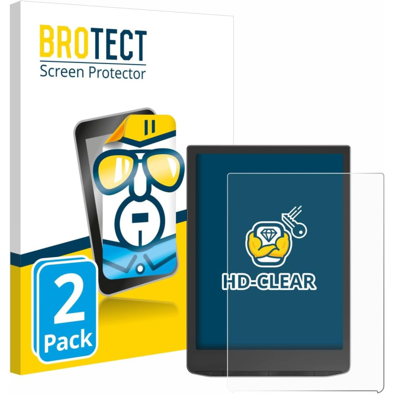brotect Protection Ecran pour Vivlio InkPad 4 (2 Pièces) - Film Protection Ultra Clair