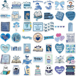200 autocollants pour Kindle - Autocollants étanches pour amoureux de livres pour Kindle, livres et bouteilles | Cadeau de lectu