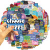 100 autocollants motivationnels uniques pour adultes et adolescents - Autocollants en vinyle imperméables et inspirants pour bou