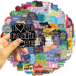 100 autocollants motivationnels uniques pour adultes et adolescents - Autocollants en vinyle imperméables et inspirants pour bou