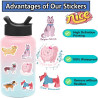 Lot de 100 autocollants de qualité supérieure pour chiens – Plus de 50 races d'autocollants imperméables pour animaux de compagn