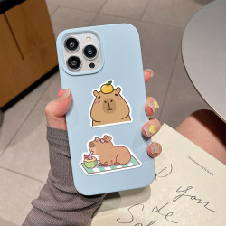 100 autocollants imperméables en vinyle mignons de Capybara - Jolis autocollants animaux Kawaii pour ordinateur portable, boutei