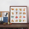 100 autocollants imperméables en vinyle mignons de Capybara - Jolis autocollants animaux Kawaii pour ordinateur portable, boutei