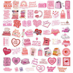 Tixlux 120PCS Autocollants Livres pour Kindle, Stickers Bookish, Décalques Amusants Étanches Vinyle pour Amateur de Livre Adulte