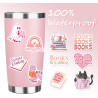 Tixlux 120PCS Autocollants Livres pour Kindle, Stickers Bookish, Décalques Amusants Étanches Vinyle pour Amateur de Livre Adulte