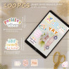 Tixlux 100PCS Autocollants Esthétiques pour Enfants, Citations Motivantes et Positives, Décalques Amusants en Vinyle Imperméable