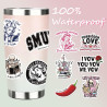 Tixlux 150PCS Autocollants Livres pour Kindle, Stickers Bookish Romantiques Holographiques, Décalques Amusants Étanches Vinyle p