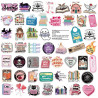 Tixlux 100PCS Autocollants Livres pour Kindle, Stickers Bookish Romantiques, Décalques Amusants Étanches Vinyle pour Amateur de 