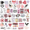 Tixlux 100PCS Autocollants Livres pour Kindle, Stickers Bookish Romantiques, Décalques Amusants Étanches Vinyle pour Amateur de 