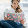 Lot de 100 autocollants de livre pour Kindle (Autocollants de qualité)