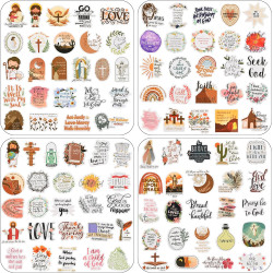 Lot de 100 autocollants de livre pour Kindle (Autocollants pour la Bible)