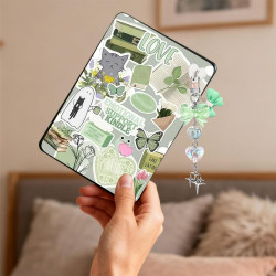 6 feuilles de carton pour kindle + 50 autocollants - 17x12cm (6,8x4,8 pouces) accessoire liseuse, compatible avec kindle paperbl
