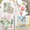 6 feuilles de carton pour kindle + 50 autocollants - 17x12cm (6,8x4,8 pouces) accessoire liseuse, compatible avec kindle paperbl