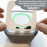 Film de protection pour Toniebox 2 - Film autocollant comme accessoire pour Tonie - Blanc