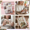 Set de 8 cartes décoratives vintage pour kindle paperblanc,inserts papier illustrés thème lecture,accessoires kindle pour person