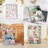 Velvetglow 6 cartes décoratives pour étui transparent pour liseuse électronique avec 2 étiquettes, compatible avec kindle paperb