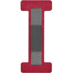 Dragonne adhésive pour Kindle, iPad, Kobo, BOOX – Dragonne universelle en cuir PU avec texture soie, poignée réglable et amovibl