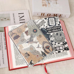 Lot de 12 inserts pour liseuse électronique, 50 autocollants mignons pour étui transparent, insert paperblanc de 17,5 cm, access