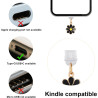 8pcs Breloques Anti-Poussière pour Kindle, 8 Styles Pendentifs Premium Forme Fraise Grenouille et Cerise Bouchons Anti-Poussière