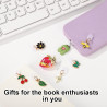 8pcs Breloques Anti-Poussière pour Kindle, 8 Styles Pendentifs Premium Forme Fraise Grenouille et Cerise Bouchons Anti-Poussière