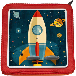 Film de protection pour Toniebox, film autocollant en tant qu'accessoire pour Tonie (Roquette, une pièce)