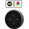 Head Case Designs sous Licence Officielle Alyn Spiller Carbon Fibre Plain Mix Art Vinyle Peau Compatible avec Amazon Echo Dot (3