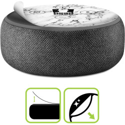 Head Case Designs sous Licence Officielle Alyn Spiller Carbon Fibre Plain Mix Art Vinyle Peau Compatible avec Amazon Echo Dot (2
