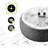 Head Case Designs sous Licence Officielle Alyn Spiller Carbon Fibre Plain Mix Art Vinyle Peau Compatible avec Amazon Echo Dot (2