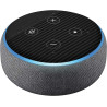 Head Case Designs sous Licence Officielle Alyn Spiller Carbon Fibre Leather Mix Art Vinyle Peau Compatible avec Amazon Echo Dot 
