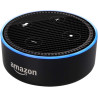 Head Case Designs sous Licence Officielle Alyn Spiller Carbon Fibre Leather Mix Art Vinyle Peau Compatible avec Amazon Echo Dot 