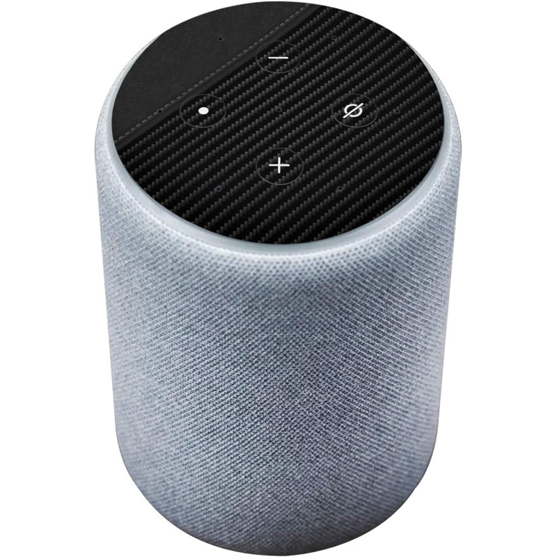 Head Case Designs sous Licence Officielle Alyn Spiller Carbon Fibre Leather Mix Art Vinyle Peau Compatible avec Amazon Echo Plus