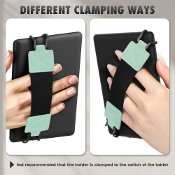 MoKo Dragonne de Sécurité pour 6-8" Kindle eReaders Fire Tablet,Kobo/Voyaga/Sony Kindle E-Book Tablet,Sangle Haute-Élastique Pol
