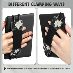 MoKo Dragonne de Sécurité pour 6-8" Kindle eReaders Fire Tablet - Kobo/Voyaga/Sony Kindle E-Book Tablet, Sangle Haute-Élastique 