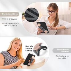 MoKo Dragonne de Sécurité pour 6-8" Kindle eReaders Fire Tablet - Kindle/Kobo/Voyaga/Lenovo/Sony Kindle E-Book Tablet, Sangle Ha