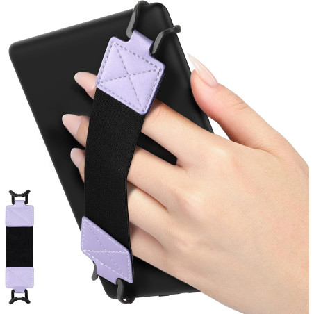 MoKo Dragonne de Sécurité pour 6-8" Kindle eReaders Fire Tablet - Kobo/Voyaga/Sony Kindle E-Book Tablet, Sangle Haute-Élastique 