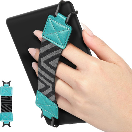 MoKo Dragonne de Sécurité pour 6-8" Kindle eReaders Fire Tablet - Kindle/Kobo/Voyaga/Lenovo/Sony Kindle E-Book Tablet, Sangle Ha
