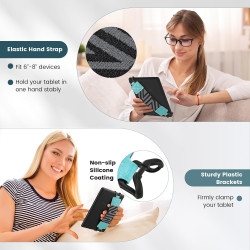MoKo Dragonne de Sécurité pour 6-8" Kindle eReaders Fire Tablet - Kindle/Kobo/Voyaga/Lenovo/Sony Kindle E-Book Tablet, Sangle Ha