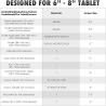 MoKo Dragonne de Sécurité pour 6-8" Kindle eReaders Fire Tablet - Kobo/Voyaga/Sony Kindle E-Book Tablet, Sangle Haute-Élastique 