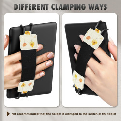 MoKo Dragonne de Sécurité pour 6-8" Kindle eReaders Fire Tablet - Kobo/Voyaga/Sony Kindle E-Book Tablet, Sangle Haute-Élastique 