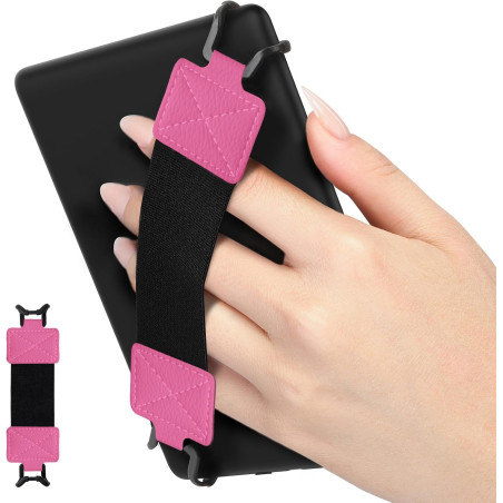 MoKo Dragonne de Sécurité pour 6-8" Kindle eReaders Fire Tablet - Kobo/Voyaga/Sony Kindle E-Book Tablet, Sangle Haute-Élastique 