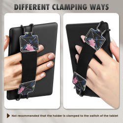 MoKo Dragonne de Sécurité pour 6-8" Kindle eReaders Fire Tablet - Kobo/Voyaga/Sony Kindle E-Book Tablet, Sangle Haute-Élastique 