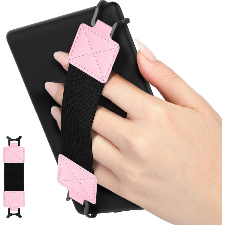 MoKo Dragonne de Sécurité pour 6-8" Kindle eReaders Fire Tablet - Kobo/Voyaga/Sony Kindle E-Book Tablet, Sangle Haute-Élastique 