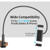 Support Kindles pour Lire au Lit, Comprend un RF Télécommande Tourneur de Page(HKRC004,Vert), Support pour Tablettes et Tourneur