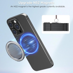 CloudValley Base Magnétique Compatible avec Popsocket Phone Grips, pour Kindle Base Mobile de Support de téléphone, Accessoires 